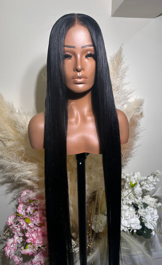 Jet black buss down  40”